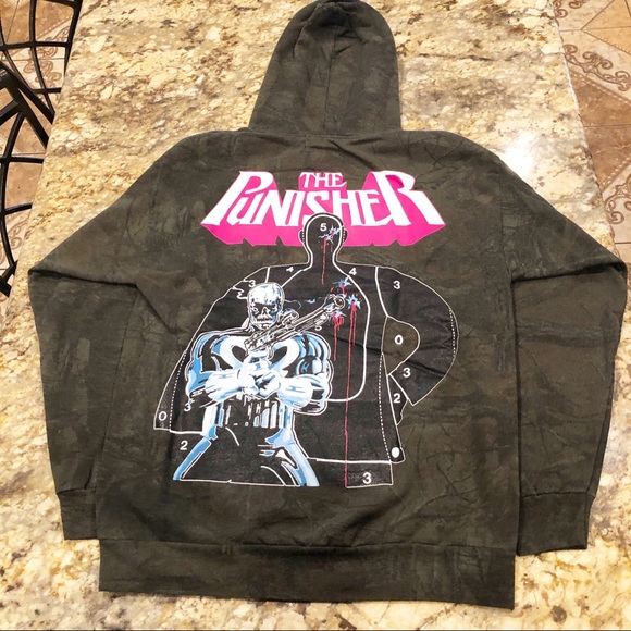 WARREN LOTAS PUNISHER HOODIE 2019 “TARGET CAMO” LG - Picture 3 of 9